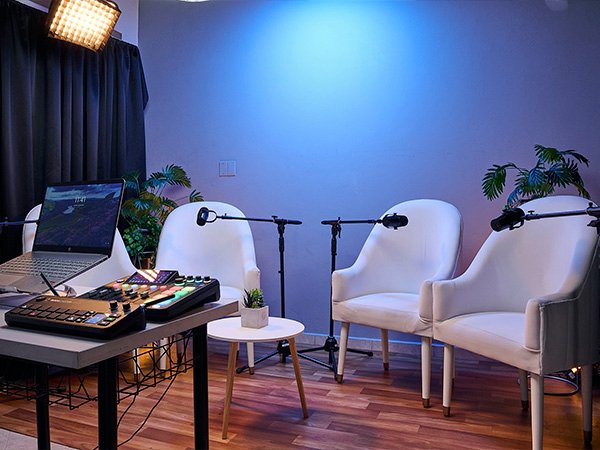 Podcast studio